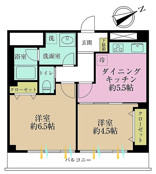間取りを拡大表示