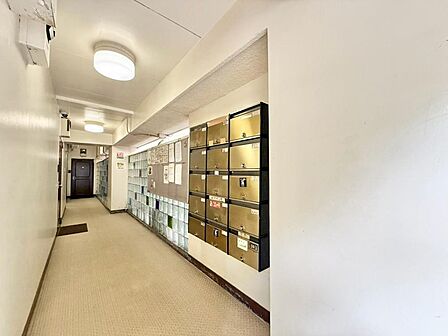 郵便受けも、きちんと管理されています。