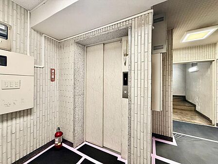 エレベーター完備のため荷物が多くなっても安心。