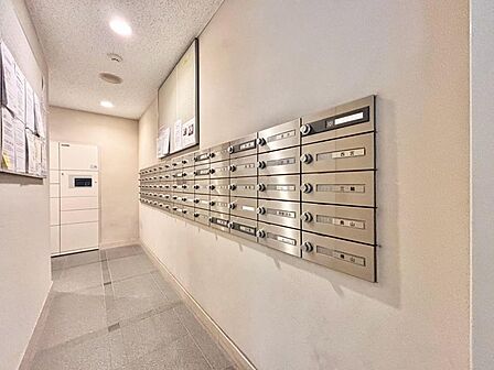 郵便受けも、きちんと管理されています。