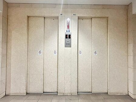 エレベーター完備のため荷物が多くなっても安心。