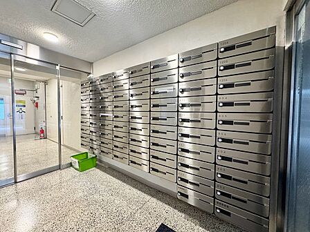 郵便受けも、きちんと管理されています。