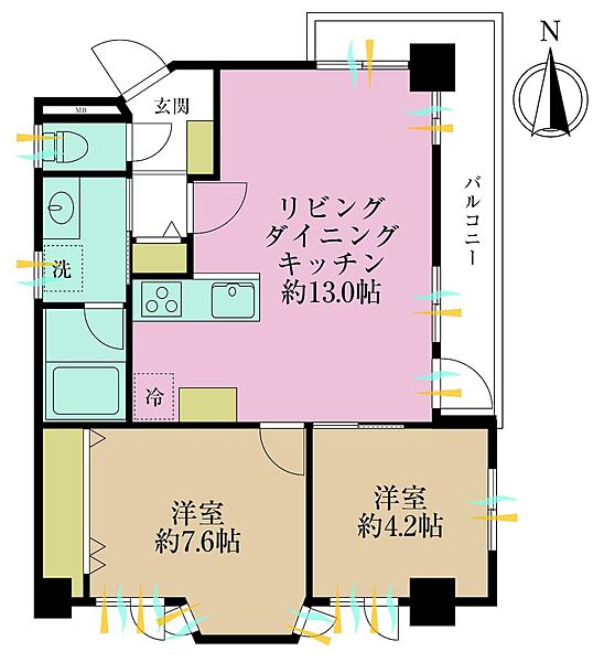 間取りを拡大表示