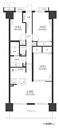 グレーシィ須磨アルテピア3番街・2 3LDKの間取図画像