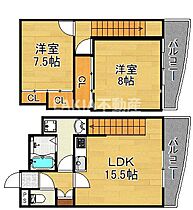 グランパスエクシード  ｜ 大阪府大阪市西成区玉出西1丁目（賃貸マンション2LDK・2階・80.00㎡） その2