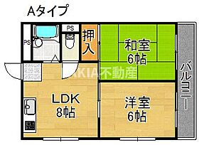 ウィステリア北島I番館  ｜ 大阪府大阪市住之江区北島1丁目（賃貸マンション2LDK・5階・42.20㎡） その2