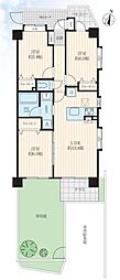 セレナハイム西浦和 3LDKの間取図画像