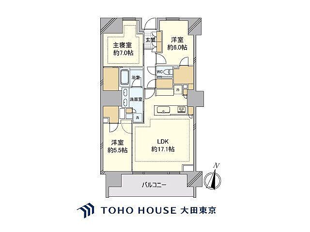間取り パークシティ高田馬場 11階/-