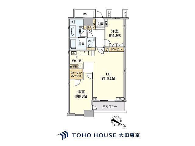 間取り THE TOKYO TOWERS SEA TOWER 48階/-