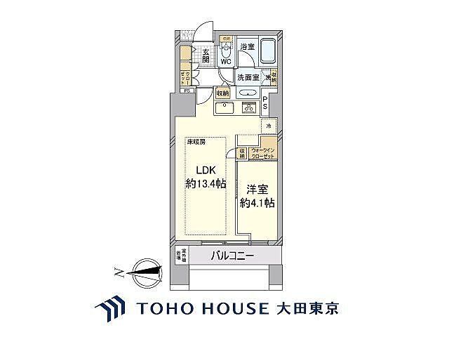 間取り シティフロントタワー 4階/-