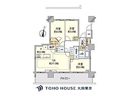 間取図画像 3SLDK