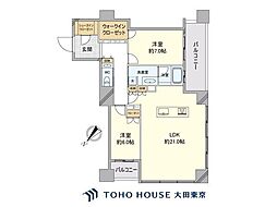 ガレリアグランデ 2LDKの間取図画像