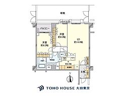 グランドメゾン渋谷大山町 2LDKの間取図画像