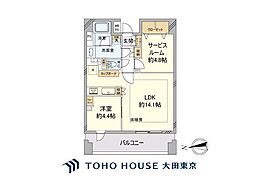クリオ浅草参番館 1SLDKの間取図画像