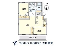 大久保マンション 2LDKの間取図画像