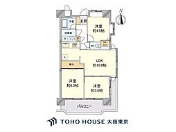 ライオンズシティ川口並木 3LDKの間取図画像