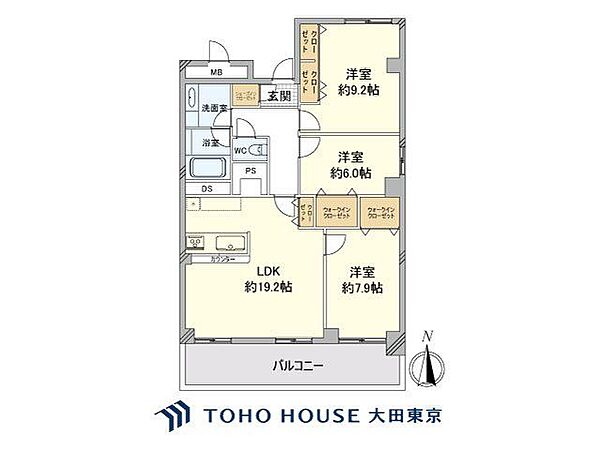 間取りを拡大表示