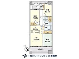 グランエスタサウス棟 3LDKの間取図画像