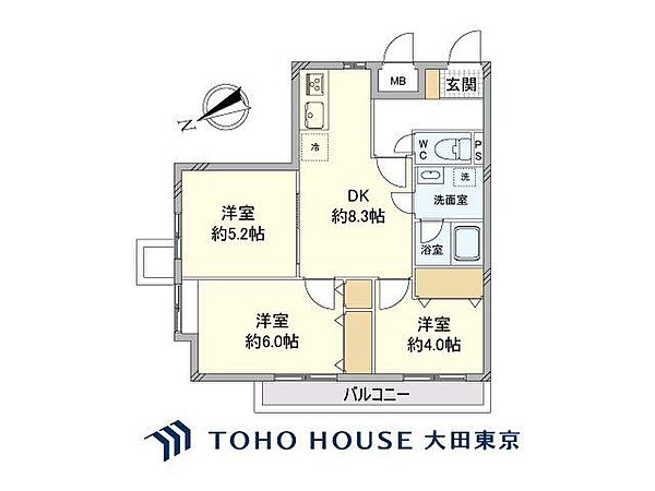 間取りを拡大表示