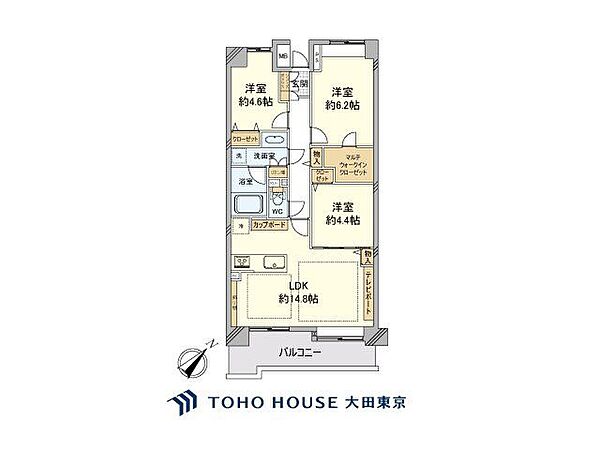 間取りを拡大表示