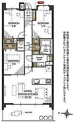 間取図画像 3LDK