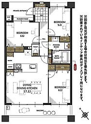 間取図画像 3LDK