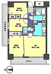 間取図画像 3LDK