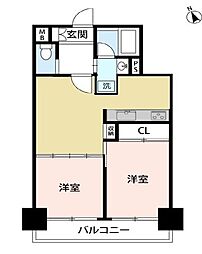 リーベスト浮間舟渡 2LDKの間取図画像