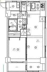 ライオンズマンション大山第2 1LDKの間取図画像