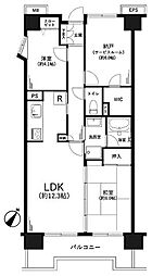 サニークレスト武蔵浦和 2SLDKの間取図画像