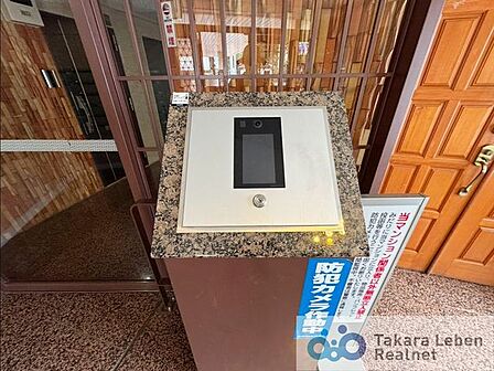 落ち着いた雰囲気でまとめられたエントランスは、住まいの顔として安心感のある空間です。