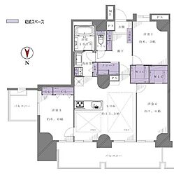 エルザタワー55 3LDKの間取図画像