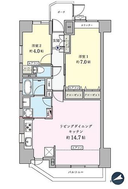 西向き住戸ならではのやわらかな採光。新規リフォーム済の綺麗なお部屋で新生活をスタートできます。