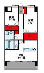 プラトウズ仲原 4階