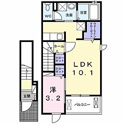 レイクサイド坪見 2階/204