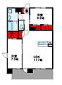リラス空港東7階12.5万円