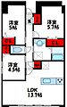 (仮称)プラトウズ仲原6階13.5万円