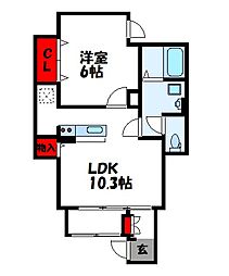 ルミナス篠栗北 弐番館 B 1階
