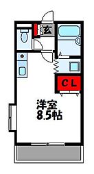 グランディール内橋 A棟 2階