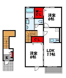 プランドール須恵中央A棟 2階