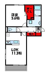 プランドール柚須駅南 2階
