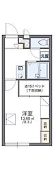 レオパレスヤマサ 1Kの間取図画像