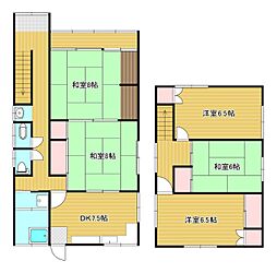 三本松3丁目借家 1 1階5DKの間取り