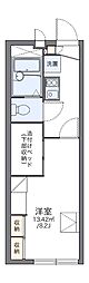 レオパレスボムール3 1Kの間取図画像
