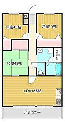 クリーンピア米子駅東 3LDKの間取図画像