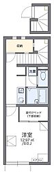 レオネクストセイリン2 1Kの間取図画像