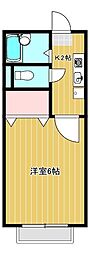 ビオラ6 1Kの間取図画像