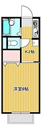 ビオラ5 1Kの間取図画像