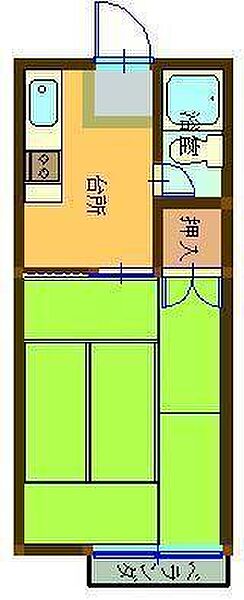 セレーネハイム第26 203｜鳥取県米子市西福原 7丁目(賃貸アパート1K・1階・18.00㎡)の写真 その2