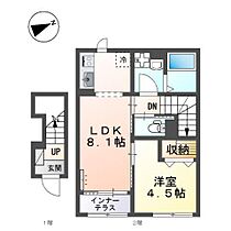 メゾン　ド　ホライゾン  ｜ 鳥取県米子市西福原 9丁目（賃貸アパート1LDK・2階・38.31㎡） その2